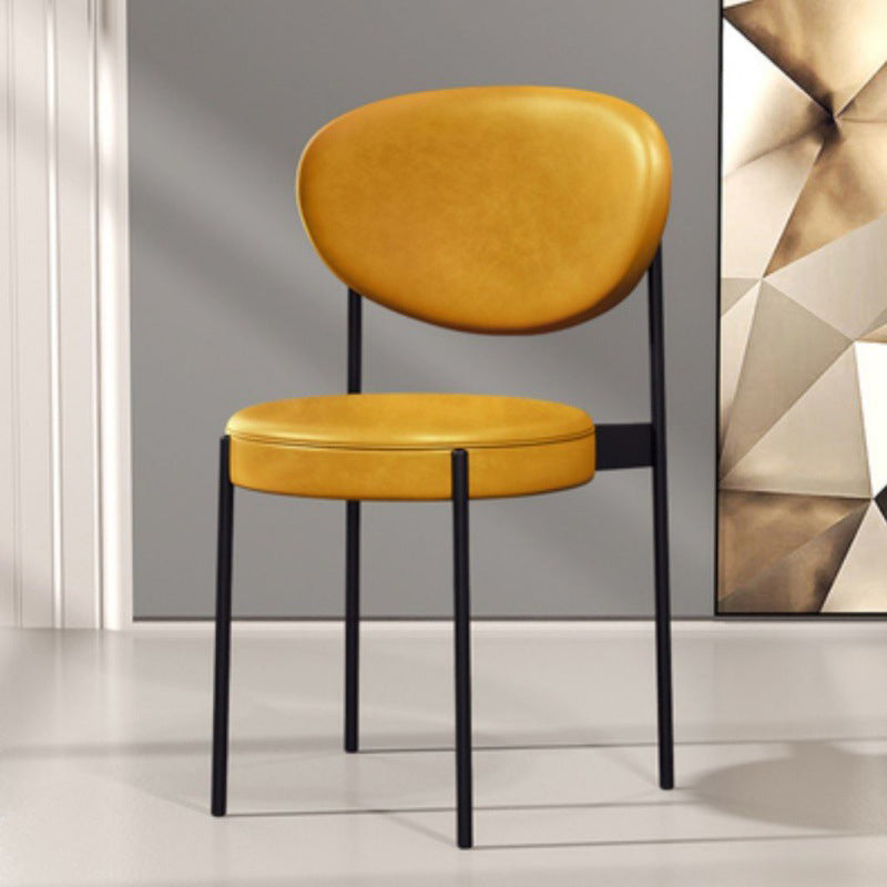 Metaal industriële stijl zijstoel 16 "Wide Open Back Dining zijstoel