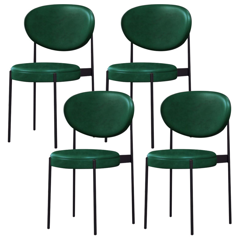 Metaal industriële stijl zijstoel 16 "Wide Open Back Dining zijstoel