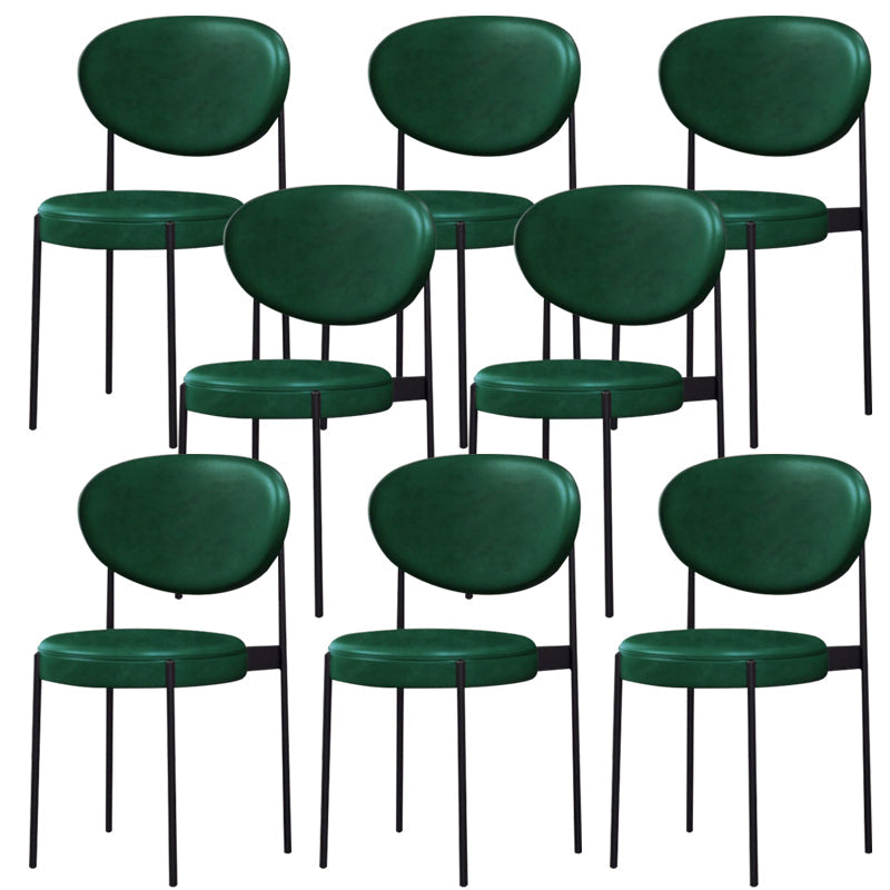 Metaal industriële stijl zijstoel 16 "Wide Open Back Dining zijstoel