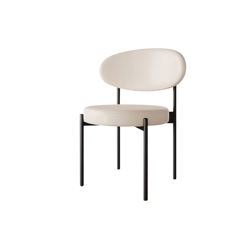 Metaal industriële stijl zijstoel 16 "Wide Open Back Dining zijstoel