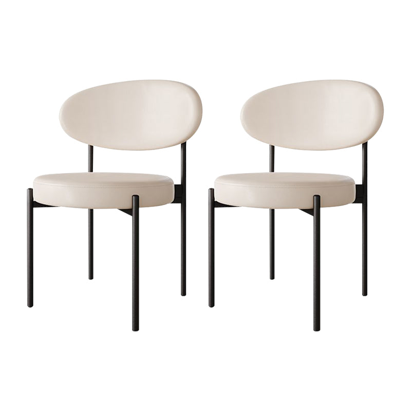 Metaal industriële stijl zijstoel 16 "Wide Open Back Dining zijstoel