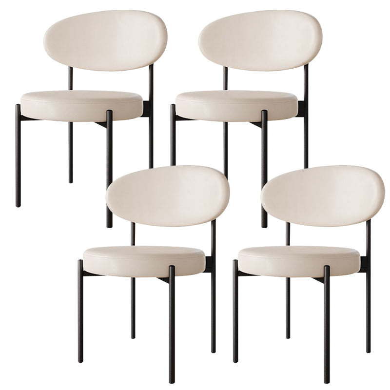 Metaal industriële stijl zijstoel 16 "Wide Open Back Dining zijstoel