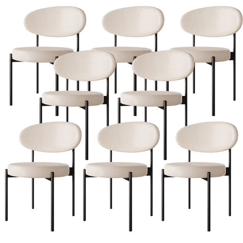 Metaal industriële stijl zijstoel 16 "Wide Open Back Dining zijstoel