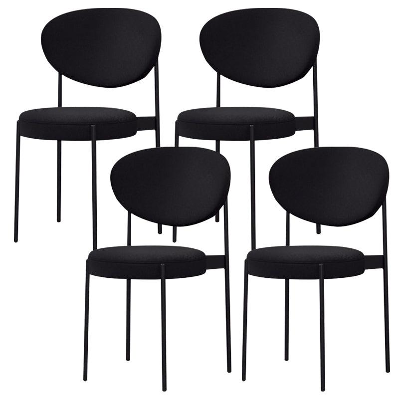 Metaal industriële stijl zijstoel 16 "Wide Open Back Dining zijstoel