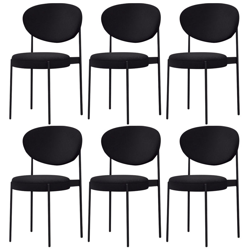 Metaal industriële stijl zijstoel 16 "Wide Open Back Dining zijstoel