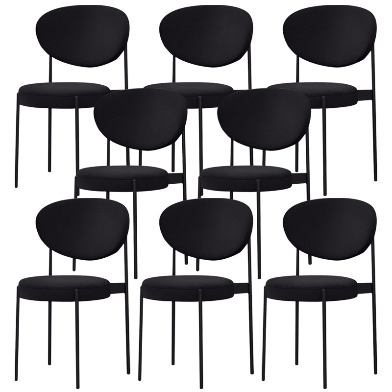 Metaal industriële stijl zijstoel 16 "Wide Open Back Dining zijstoel