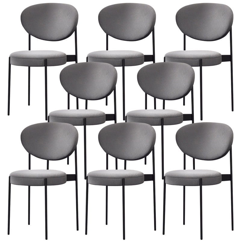 Metaal industriële stijl zijstoel 16 "Wide Open Back Dining zijstoel