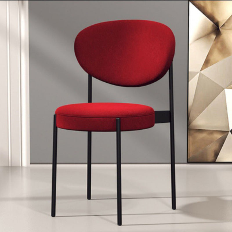 Metaal industriële stijl zijstoel 16 "Wide Open Back Dining zijstoel