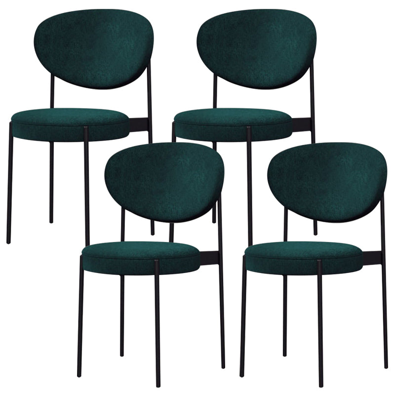 Metaal industriële stijl zijstoel 16 "Wide Open Back Dining zijstoel