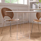 Medieval Modern Stone Dining Table Double Pedestal Table for Kitchen Clearhalo 'Dining Tables & Seating' 'Dining Tables' 'dining_table' 'furn' 'furn_dining_table' 'Furniture' 'Kitchen & Dining Furniture' 6751594