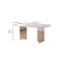 Medieval Modern Stone Dining Table Double Pedestal Table for Kitchen Clearhalo 'Dining Tables & Seating' 'Dining Tables' 'dining_table' 'furn' 'furn_dining_table' 'Furniture' 'Kitchen & Dining Furniture' 6751602