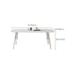 Medieval Rectangle Dining Table Sintered Stone Table with Plastic Legs Clearhalo 'Dining Tables & Seating' 'Dining Tables' 'dining_table' 'furn' 'furn_dining_table' 'Furniture' 'Kitchen & Dining Furniture' 6751668