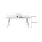 Medieval Rectangle Dining Table Sintered Stone Table with Plastic Legs Clearhalo 'Dining Tables & Seating' 'Dining Tables' 'dining_table' 'furn' 'furn_dining_table' 'Furniture' 'Kitchen & Dining Furniture' 6751671