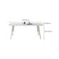 Medieval Rectangle Dining Table Sintered Stone Table with Plastic Legs Clearhalo 'Dining Tables & Seating' 'Dining Tables' 'dining_table' 'furn' 'furn_dining_table' 'Furniture' 'Kitchen & Dining Furniture' 6751672