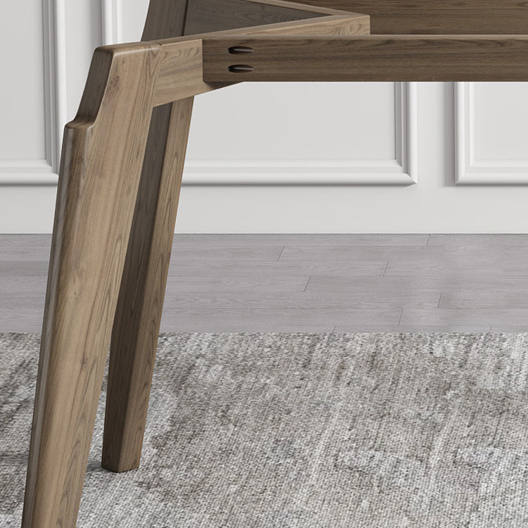Industrial Style Rectangle Dining Table Sintered Stone Table with Wood Legs Clearhalo 'Dining Tables & Seating' 'Dining Tables' 'dining_table' 'furn' 'furn_dining_table' 'Furniture' 'Kitchen & Dining Furniture' 6751698