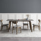 Industrial Style Rectangle Dining Table Sintered Stone Table with Wood Legs Clearhalo 'Dining Tables & Seating' 'Dining Tables' 'dining_table' 'furn' 'furn_dining_table' 'Furniture' 'Kitchen & Dining Furniture' 6751700