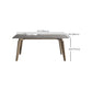 Industrial Style Rectangle Dining Table Sintered Stone Table with Wood Legs Clearhalo 'Dining Tables & Seating' 'Dining Tables' 'dining_table' 'furn' 'furn_dining_table' 'Furniture' 'Kitchen & Dining Furniture' 6751704