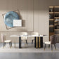 Modern Style Rectangle Dining Table Sintered Stone Table with Metal Legs for Home Clearhalo 'Dining Tables & Seating' 'Dining Tables' 'dining_table' 'furn' 'furn_dining_table' 'Furniture' 'Kitchen & Dining Furniture' 6751778