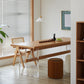 Modern Style Rectangle Dining Table Wood Table with Plastic Legs for Home Clearhalo 'Dining Tables & Seating' 'Dining Tables' 'dining_table' 'furn' 'furn_dining_table' 'Furniture' 'Kitchen & Dining Furniture' 6751785