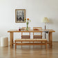 Modern Style Rectangle Dining Table Wood Table with Plastic Legs for Home Clearhalo 'Dining Tables & Seating' 'Dining Tables' 'dining_table' 'furn' 'furn_dining_table' 'Furniture' 'Kitchen & Dining Furniture' 6751790