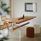 Modern Style Rectangle Dining Table Wood Table with Plastic Legs for Home Clearhalo 'Dining Tables & Seating' 'Dining Tables' 'dining_table' 'furn' 'furn_dining_table' 'Furniture' 'Kitchen & Dining Furniture' 6751791