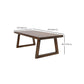 Industrial Style Rectangle Table Wooden Dining Table with Wooden Legs Clearhalo 'Dining Tables & Seating' 'Dining Tables' 'dining_table' 'furn' 'furn_dining_table' 'Furniture' 'Kitchen & Dining Furniture' 6751878