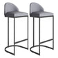 Juego de mesa de bar Glam de piedra sinterizada de 1/2/3 piezas, mesa de bar rectangular con patas de metal