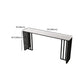 Modern Sintered Stone 1/2/4 Pieces Bar Table Set Rectangle Bar Table with Metal Legs Clearhalo 'Bar Furniture' 'furn' 'furn_home_bar_bar_sets' 'Furniture' 'Home Bars & Bar Sets' 'home_bar_bar_sets' 'Kitchen & Dining Furniture' 6751918
