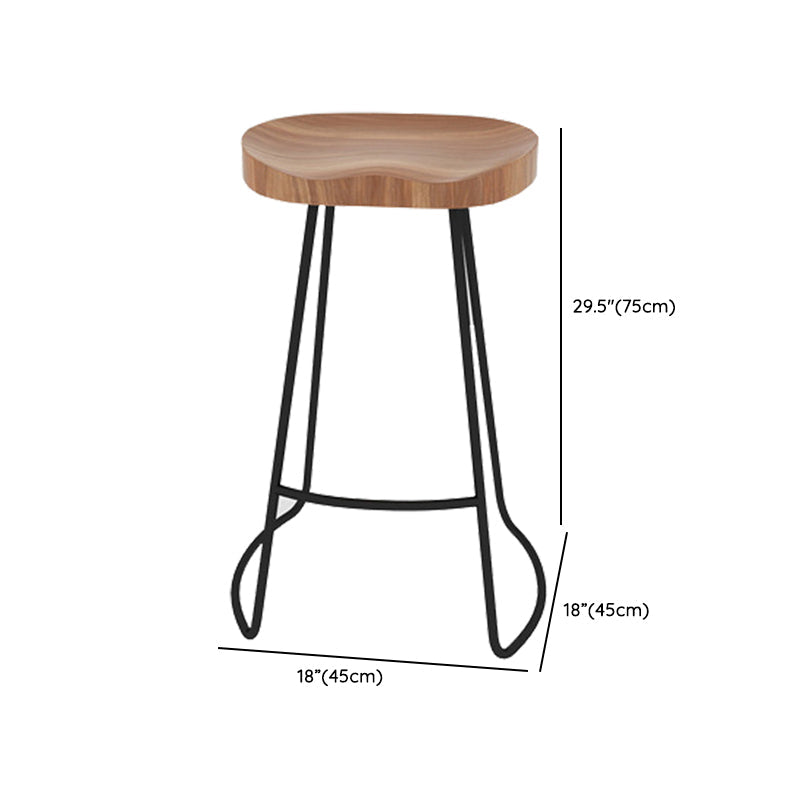 Modern Wooden 1/2/3 Pieces Bar Table Set Rectangle Bar Table with Metal Legs Clearhalo 'Bar Furniture' 'furn' 'furn_home_bar_bar_sets' 'Furniture' 'Home Bars & Bar Sets' 'home_bar_bar_sets' 'Kitchen & Dining Furniture' 6751937