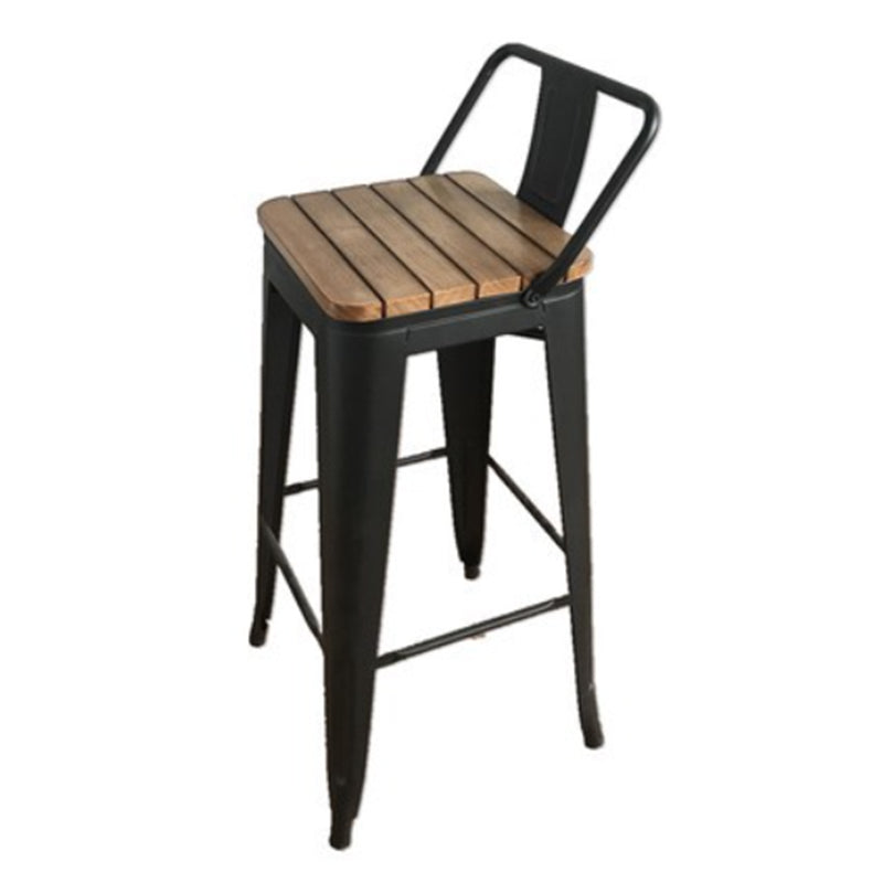 Ensemble de table de bar Glam 1/2 pièces, table de comptoir rectangulaire en bois avec tabourets