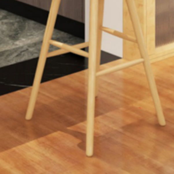 Ensemble de table de bar Glam 1/2 pièces, table de comptoir rectangulaire en bois avec tabourets