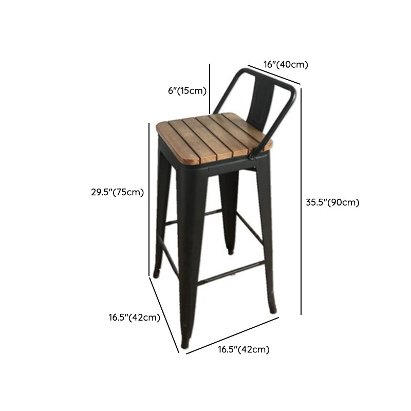 Ensemble de table de bar Glam 1/2 pièces, table de comptoir rectangulaire en bois avec tabourets