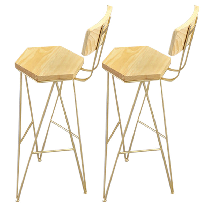 Moderne pubtafelset 1/2/3/5-delige houten bartafel met metalen krukken