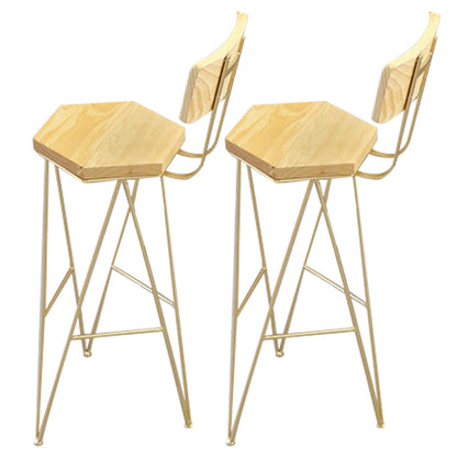 Moderne pubtafelset 1/2/3/5-delige houten bartafel met metalen krukken