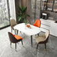 Faux Leather Dining Chair Parsons Home Dining Arm Side Chair Clearhalo 'Dining Chairs' 'Dining Tables & Seating' 'dining_chair' 'furn' 'furn_dining_chair' 'Furniture' 'Kitchen & Dining Furniture' 6752043