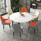 Faux Leather Dining Chair Parsons Home Dining Arm Side Chair Clearhalo 'Dining Chairs' 'Dining Tables & Seating' 'dining_chair' 'furn' 'furn_dining_chair' 'Furniture' 'Kitchen & Dining Furniture' 6752044