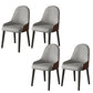Faux Leather Dining Chair Parsons Home Dining Arm Side Chair Gray Coffee 4 Piece Set Black Clearhalo 'Dining Chairs' 'Dining Tables & Seating' 'dining_chair' 'furn' 'furn_dining_chair' 'Furniture' 'Kitchen & Dining Furniture' 6752051