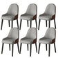 Faux Leather Dining Chair Parsons Home Dining Arm Side Chair Gray Coffee 6 Piece Set Black Clearhalo 'Dining Chairs' 'Dining Tables & Seating' 'dining_chair' 'furn' 'furn_dining_chair' 'Furniture' 'Kitchen & Dining Furniture' 6752052
