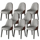 Faux Leather Dining Chair Parsons Home Dining Arm Side Chair Gray Coffee 8 Piece Set Black Clearhalo 'Dining Chairs' 'Dining Tables & Seating' 'dining_chair' 'furn' 'furn_dining_chair' 'Furniture' 'Kitchen & Dining Furniture' 6752054
