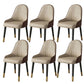 Faux Leather Dining Chair Parsons Home Dining Arm Side Chair Nude 6 Piece Set Brass Gold Clearhalo 'Dining Chairs' 'Dining Tables & Seating' 'dining_chair' 'furn' 'furn_dining_chair' 'Furniture' 'Kitchen & Dining Furniture' 6752059