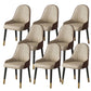 Faux Leather Dining Chair Parsons Home Dining Arm Side Chair Nude 8 Piece Set Brass Gold Clearhalo 'Dining Chairs' 'Dining Tables & Seating' 'dining_chair' 'furn' 'furn_dining_chair' 'Furniture' 'Kitchen & Dining Furniture' 6752060