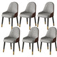 Faux Leather Dining Chair Parsons Home Dining Arm Side Chair Gray Coffee 6 Piece Set Brass Gold Clearhalo 'Dining Chairs' 'Dining Tables & Seating' 'dining_chair' 'furn' 'furn_dining_chair' 'Furniture' 'Kitchen & Dining Furniture' 6752069