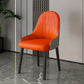 Faux Leather Dining Chair Parsons Home Dining Arm Side Chair Orange-Gray 1 Piece Black Clearhalo 'Dining Chairs' 'Dining Tables & Seating' 'dining_chair' 'furn' 'furn_dining_chair' 'Furniture' 'Kitchen & Dining Furniture' 6752071