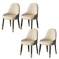 Faux Leather Dining Chair Parsons Home Dining Arm Side Chair Beige Gray 4 Piece Set Brass Gold Clearhalo 'Dining Chairs' 'Dining Tables & Seating' 'dining_chair' 'furn' 'furn_dining_chair' 'Furniture' 'Kitchen & Dining Furniture' 6752103