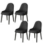 Faux Leather Dining Chair Parsons Home Dining Arm Side Chair Black 4 Piece Set Black Clearhalo 'Dining Chairs' 'Dining Tables & Seating' 'dining_chair' 'furn' 'furn_dining_chair' 'Furniture' 'Kitchen & Dining Furniture' 6752118