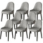 Faux Leather Dining Chair Parsons Home Dining Arm Side Chair Grey 8 Piece Set Black Clearhalo 'Dining Chairs' 'Dining Tables & Seating' 'dining_chair' 'furn' 'furn_dining_chair' 'Furniture' 'Kitchen & Dining Furniture' 6752125