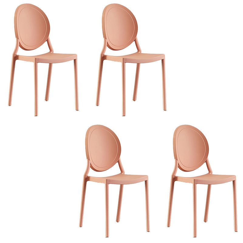 Sedia moderna di plastica 16.1 "set di set laterale del re Luigi largo