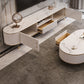 Glam TV Stand Console Stone TV Media Console pour salon