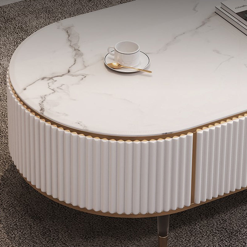 Glam TV Stand Console Stone TV Media Console pour salon