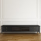 Traditional TV Stand Enclosed Storage TV Media Console with Drawers